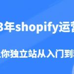 2023年shopify运营课，7天让你独立站从入门到精通（价值1980元）