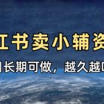 小学教辅资料在小红书这样卖，项目长期稳定收益，越久越吃香