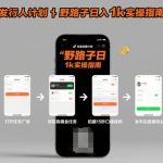 抖音发行人计划全新野路子玩法，随时随地，只要有手机，就能操作，日入1k+【揭秘】