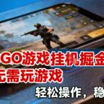CSGO游戏挂G掘金捡漏，不需要玩游戏，操作简单，收益稳定【揭秘】