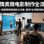剧情类微电影制作全流程，教你一部剧情类微电影从沟通，策划到拍摄制作全流程的解决方案