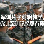 军训片子剪辑教学，教你让军训记忆更有质感