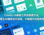 Comfy UI基础工作流搭建方法，建立AI辅助设计流程，大幅提升出图效率