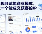短视频赋能商业模式，做一个能成交获客的IP