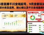 抖音直播千川全域起号,9月全新玩法,大部分类目适用,随心推以及千川全域最新打法 抖音直播千川全域起号,9月全新玩法,大部分类目适用,随心推以及千川全域最新打法