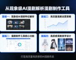 从现象级AI漫剧解析漫剧制作工具，四大篇幅带你了解漫剧，打造高流量高质感的AI漫剧作品