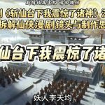 爆款AI漫剧《斩仙台下我震惊了诸神》深度解析课，逐段拆解仙侠漫剧镜头与制作思路，快速复刻爆款创作模式
